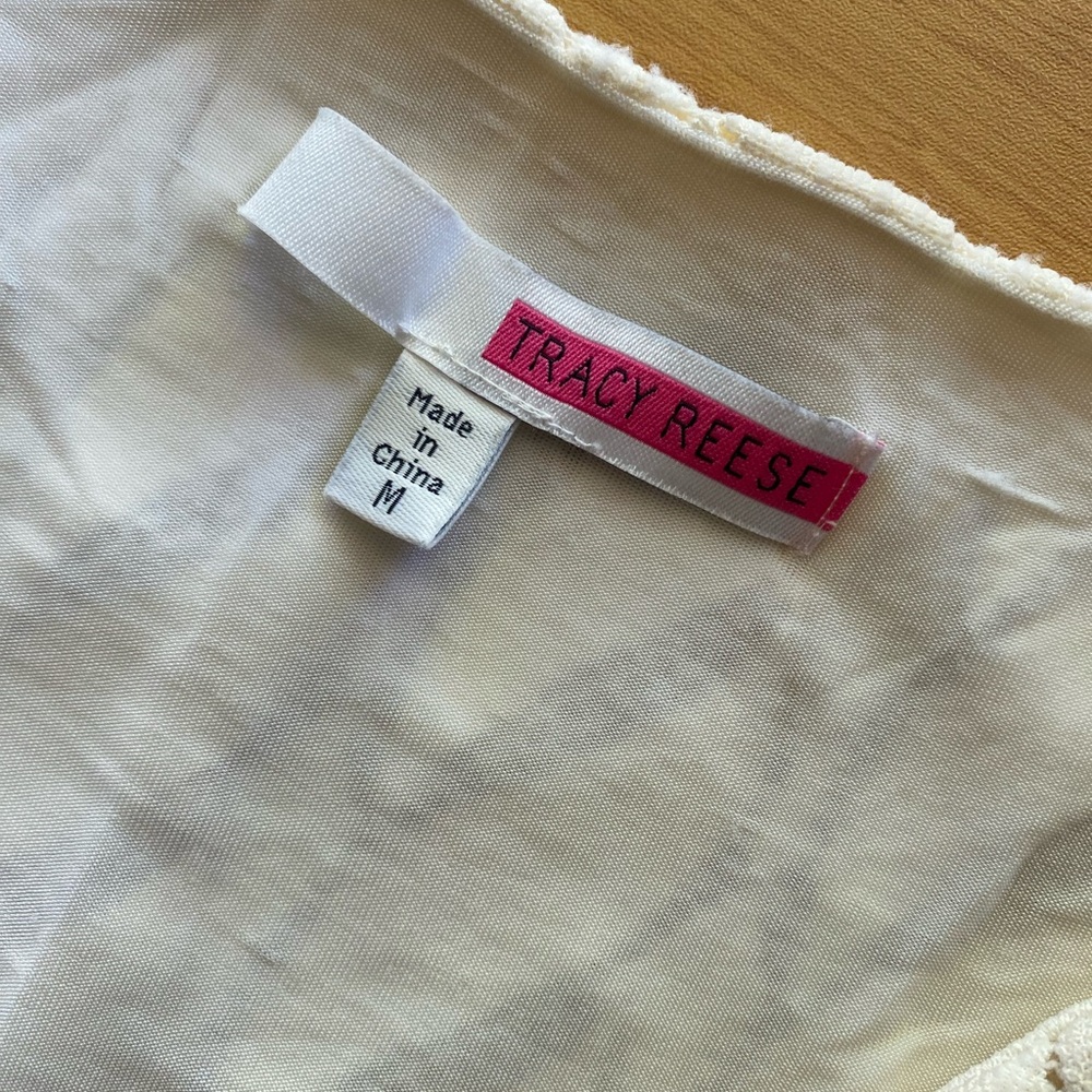 TRACY REESE Bodycon Lace Sleeveless V Neck Fitted‎ Midi Dress - Picture 7 of 9